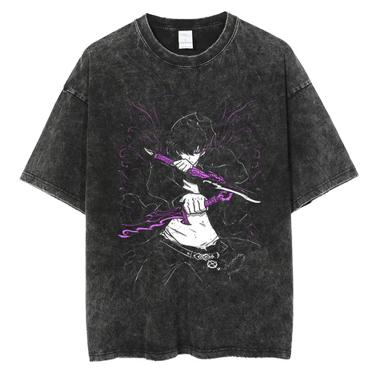 Solo Leveling Sung Jin-Woo Daggers Vintage Tee