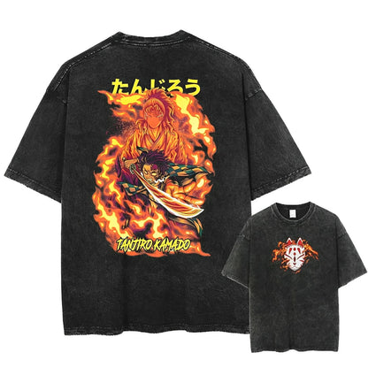 Demon Slayer Tanjiro Kamado Vintage Tee