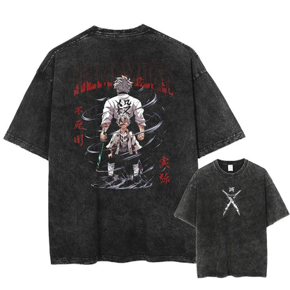 Demon Slayer Sanemi Vinatge Tee